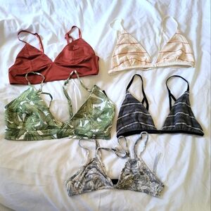 Bundle of 5 Bralettes